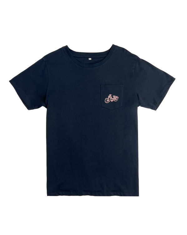 Loic Men T-Shirt - Navy Solex